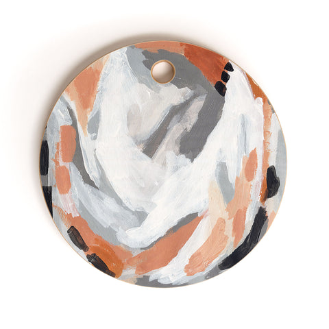 Laura Fedorowicz Winding Road Cutting Board Round