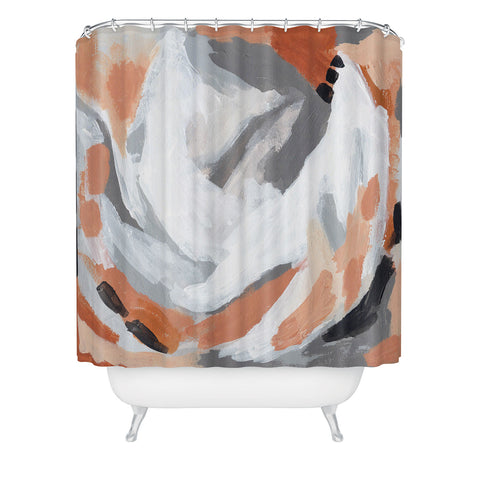 Laura Fedorowicz Winding Road Shower Curtain