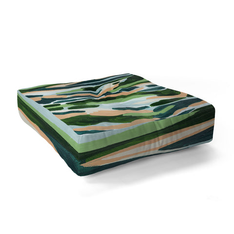 Laura Fedorowicz Wintergreen Floor Pillow Square