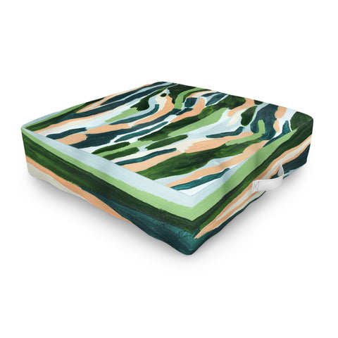 Laura Fedorowicz Wintergreen Outdoor Floor Cushion