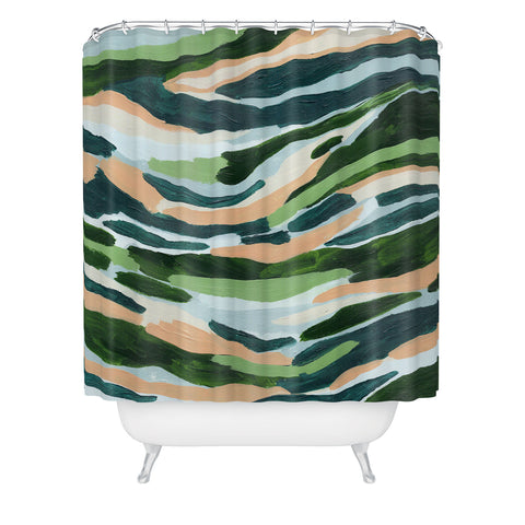 Laura Fedorowicz Wintergreen Shower Curtain