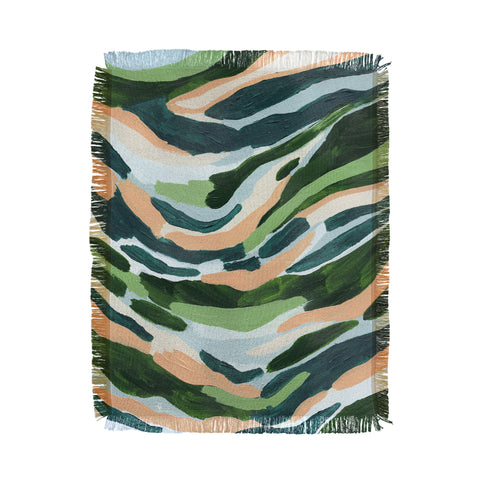 Laura Fedorowicz Wintergreen Throw Blanket
