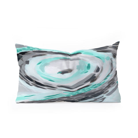 Laura Fedorowicz Winters Girl Oblong Throw Pillow