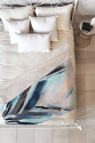 Laura Fedorowicz Wont Let Go Fleece Throw Blanket