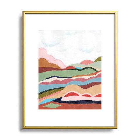 Laura Fedorowicz Your Journey Your Timeline Metal Framed Art Print