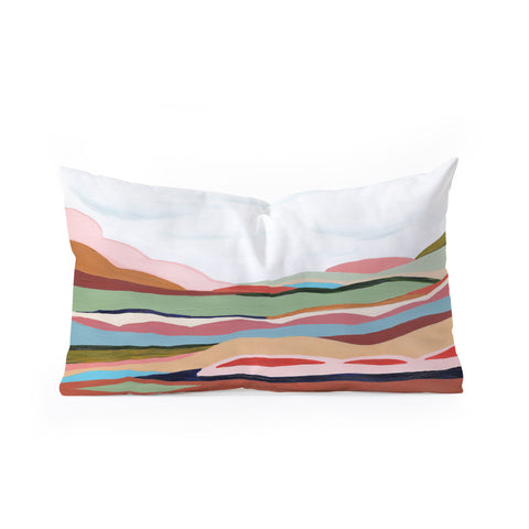 Laura Fedorowicz Your Journey Your Timeline Oblong Throw Pillow