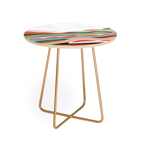 Laura Fedorowicz Your Journey Your Timeline Round Side Table