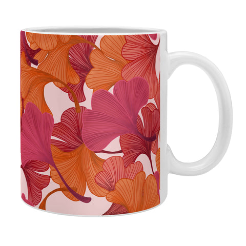 Laura Graves Autumn ginkgo leaves Coffee Mug