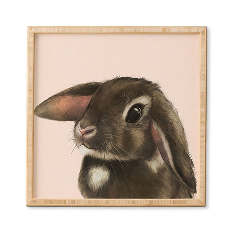 Laura Graves baby bunny Framed Wall Art