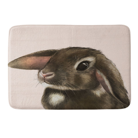 Laura Graves baby bunny Memory Foam Bath Mat