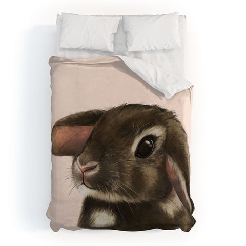 Laura Graves baby bunny Duvet Cover