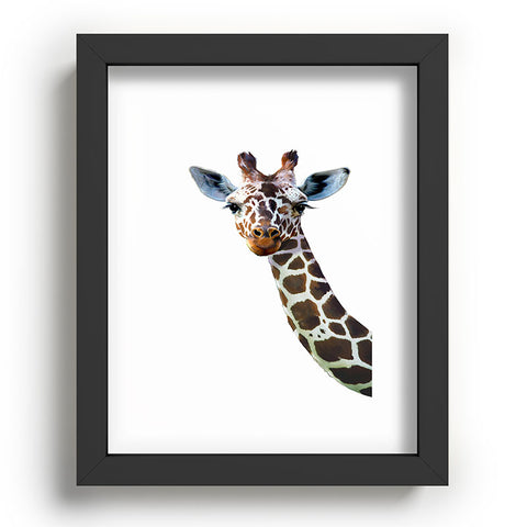 Laura Graves Giraffe I Recessed Framing Rectangle