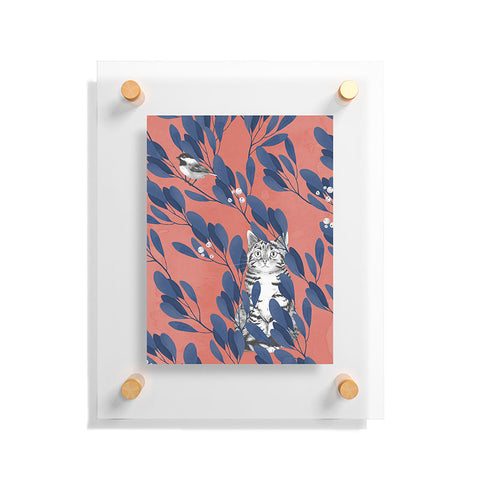 Laura Graves in the wild repeat pattern Floating Acrylic Print