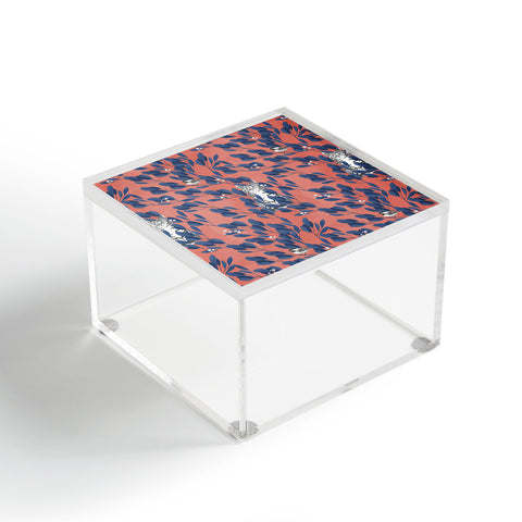 Laura Graves in the wild repeat pattern Acrylic Box