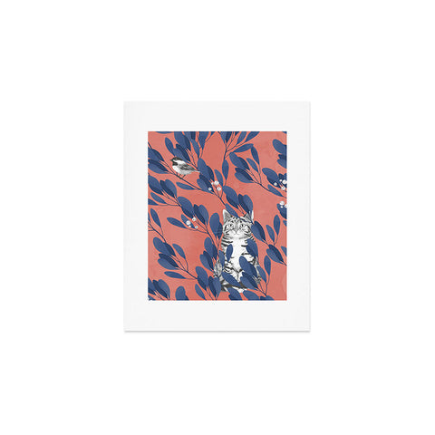 Laura Graves in the wild repeat pattern Art Print