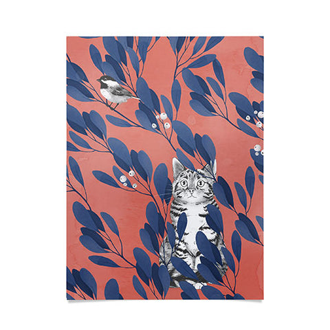 Laura Graves in the wild repeat pattern Poster