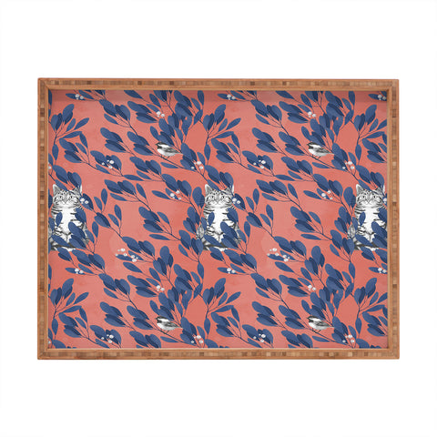 Laura Graves in the wild repeat pattern Rectangular Tray
