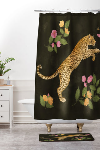 Laura Graves reach for it Shower Curtain And Mat