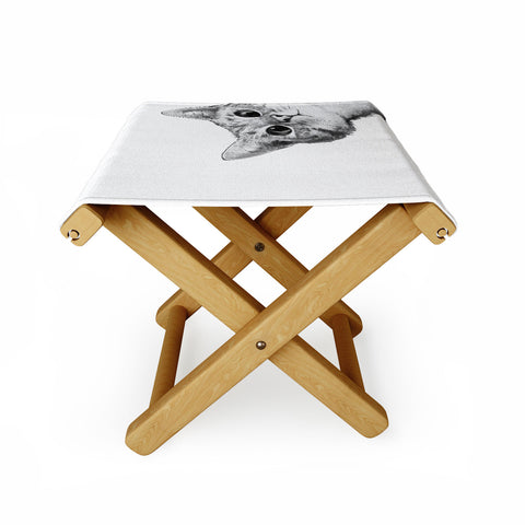 Laura Graves Sneaky Cat Folding Stool