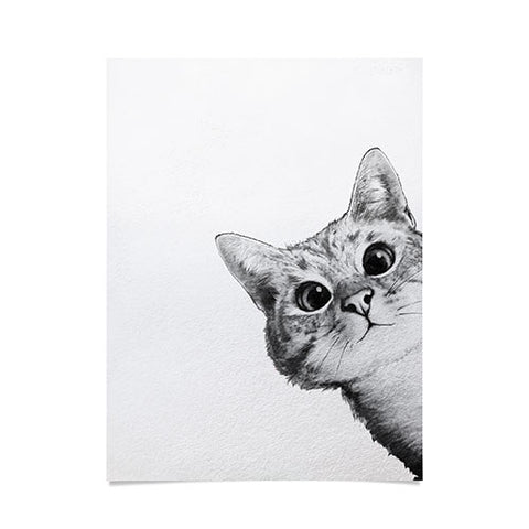 Laura Graves Sneaky Cat Poster