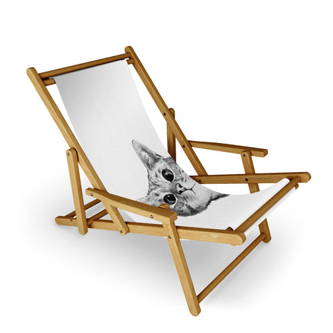 Laura Graves Sneaky Cat Sling Chair