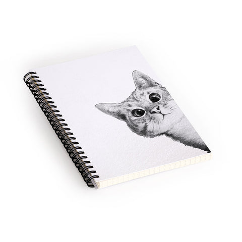 Laura Graves Sneaky Cat Spiral Notebook