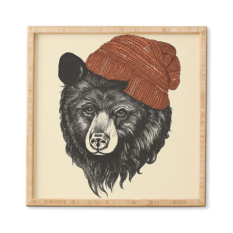 Laura Graves the bear Framed Wall Art