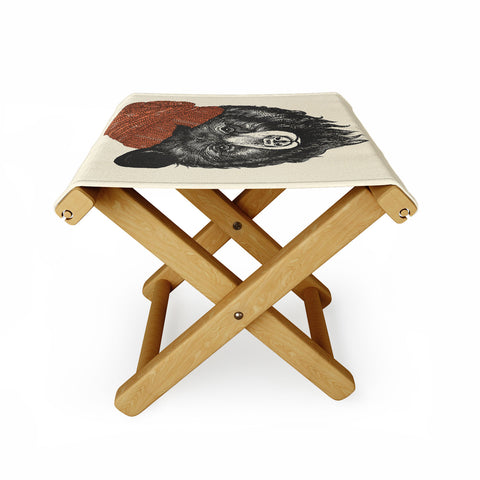 Laura Graves the bear Folding Stool