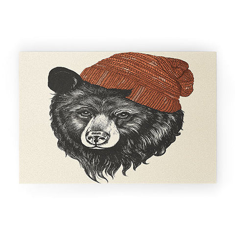 Laura Graves the bear Welcome Mat
