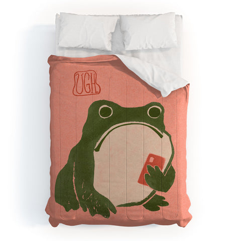 Laura Graves Ugh Matsumoto Hoji Frog Comforter