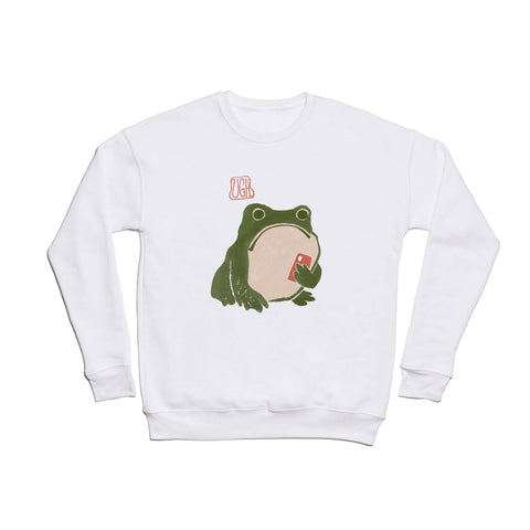 Laura Graves Ugh Matsumoto Hoji Frog Crewneck Sweatshirt