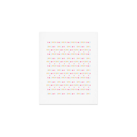 Laura Redburn Dot Dot Chevron Art Print