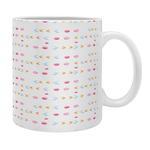 Laura Redburn Dot Dot Chevron Coffee Mug