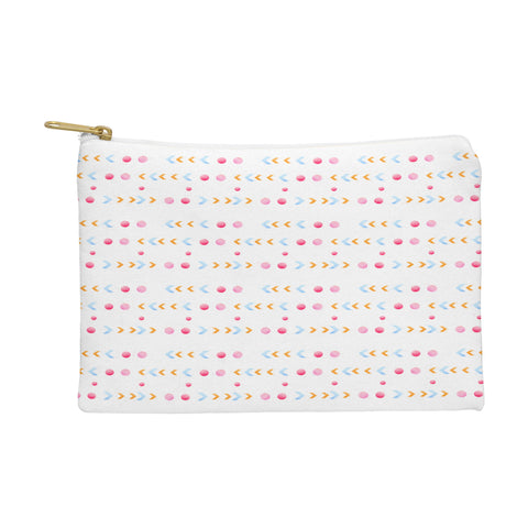 Laura Redburn Dot Dot Chevron Pouch