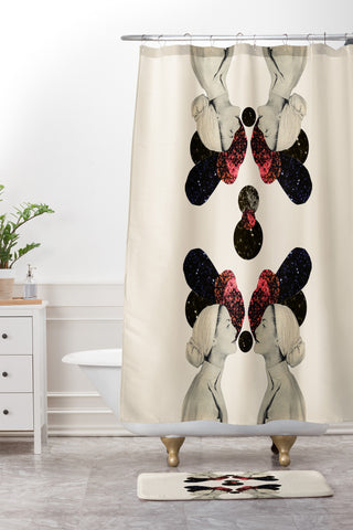 Laura Redburn Helen And Clytemnestra Shower Curtain And Mat