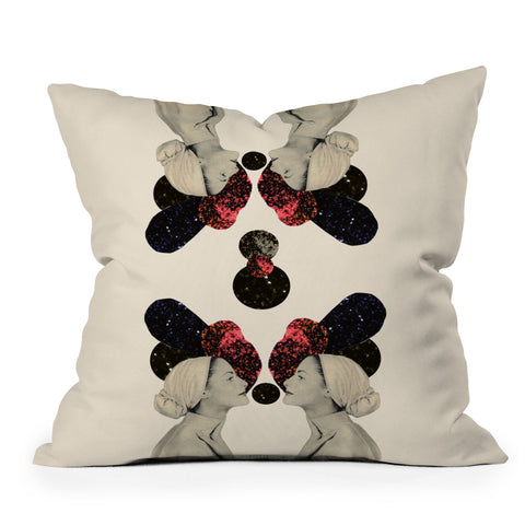 Laura Redburn Helen And Clytemnestra Throw Pillow