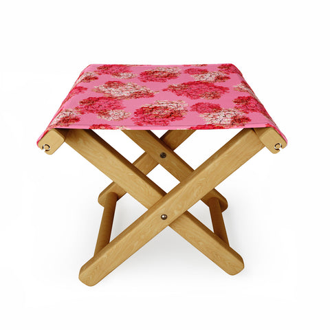 Laura Redburn Hydrangea Doubled Folding Stool