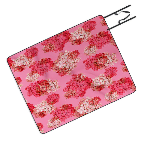 Laura Redburn Hydrangea Doubled Picnic Blanket