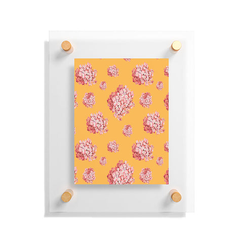 Laura Redburn Hydrangea Orange Floating Acrylic Print