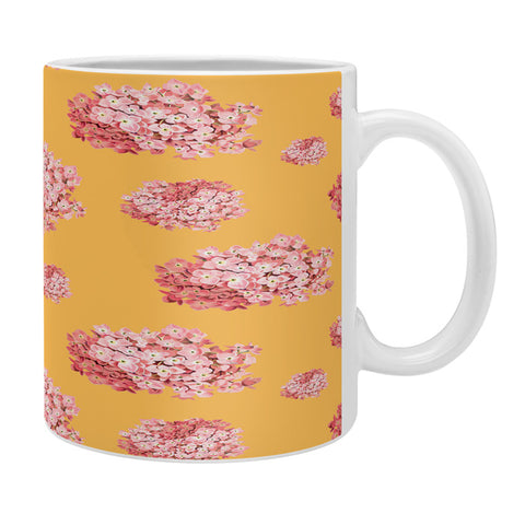 Laura Redburn Hydrangea Orange Coffee Mug