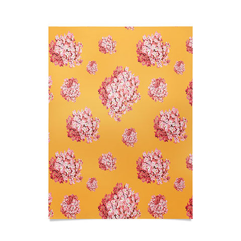 Laura Redburn Hydrangea Orange Poster