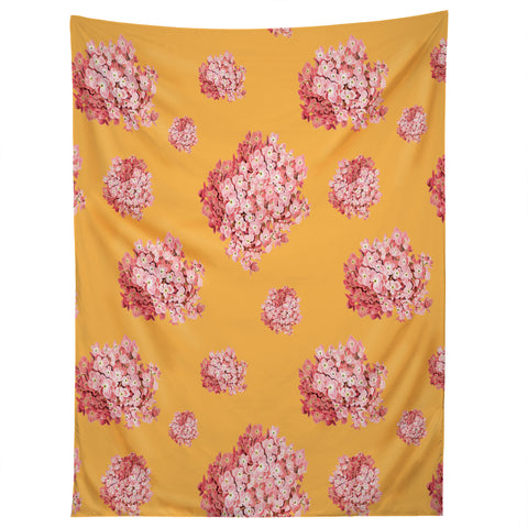 Laura Redburn Hydrangea Orange Tapestry