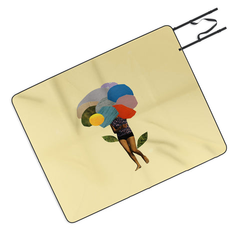 Laura Redburn I Dream Of You Amid The Flowers Picnic Blanket