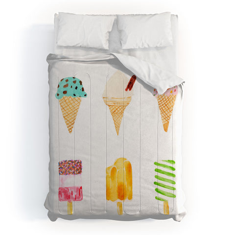 Laura Redburn Ice Cream Selection Comforter