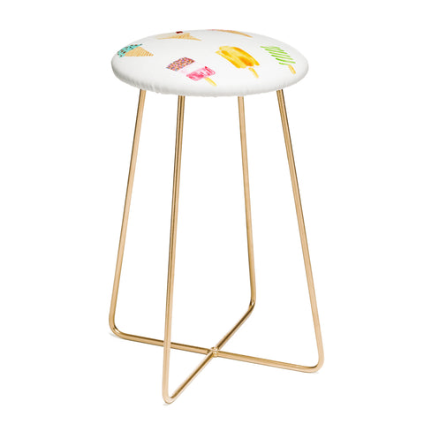 Laura Redburn Ice Cream Selection Counter Stool