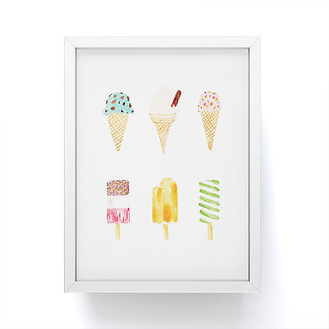 Laura Redburn Ice Cream Selection Framed Mini Art Print