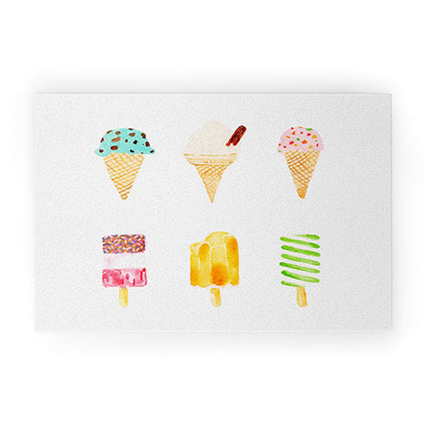 Laura Redburn Ice Cream Selection Welcome Mat
