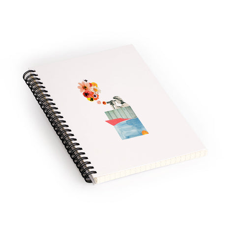 Laura Redburn In Bloom Spiral Notebook