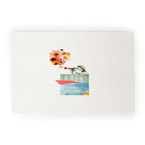 Laura Redburn In Bloom Welcome Mat