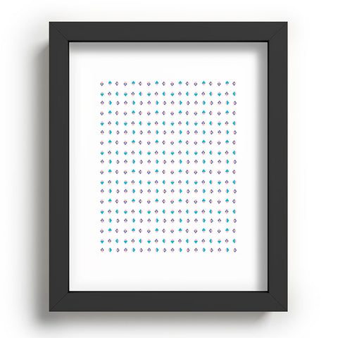 Laura Redburn Pastel Arrows Recessed Framing Rectangle